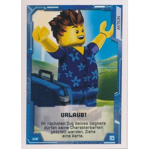 NEXO KNIGHTS Trading Card Game (German) Series 2 - # 118 Urlaub!