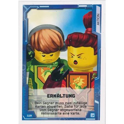 NEXO KNIGHTS Trading Card Game (German) Series 2 - # 119 Erkältung