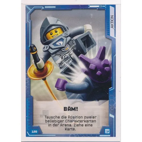 NEXO KNIGHTS Trading Card Game (German) Series 2 - # 120 Bäm!