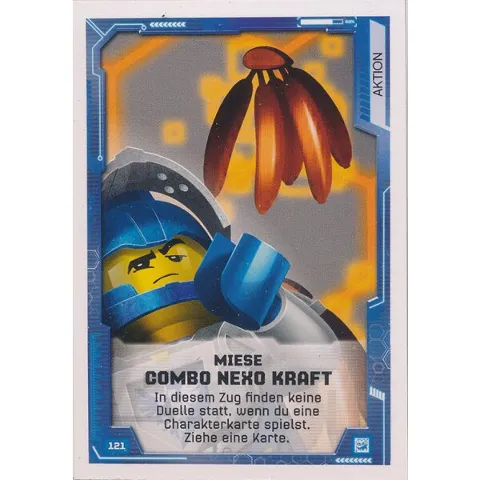 NEXO KNIGHTS Trading Card Game (German) Series 2 - # 121 Miese Combo Nexo Kraft