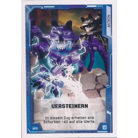 NEXO KNIGHTS Trading Card Game (German) Series 2 - # 123 Versteinern