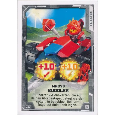 NEXO KNIGHTS Trading Card Game (German) Series 2 - # 132 Macys Buddler