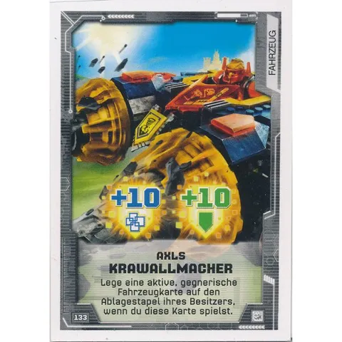 NEXO KNIGHTS Trading Card Game (German) Series 2 - # 133 Axls Krawallmacher