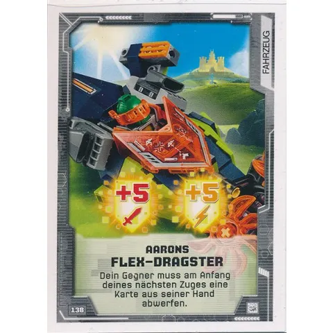 NEXO KNIGHTS Trading Card Game (German) Series 2 - # 138 Aarons Flex-Dragster