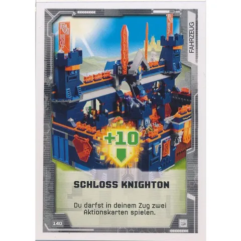 NEXO KNIGHTS Trading Card Game (German) Series 2 - # 140 Schloss Knighton