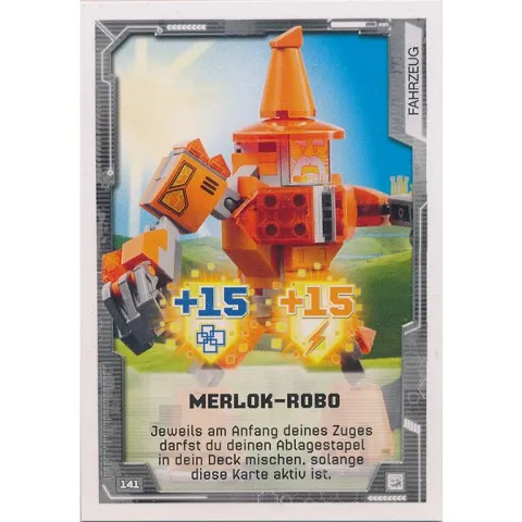 NEXO KNIGHTS Trading Card Game (German) Series 2 - # 141 Merlok-Robo