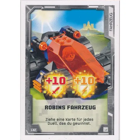 NEXO KNIGHTS Trading Card Game (German) Series 2 - # 142 Robins Fahrzeug