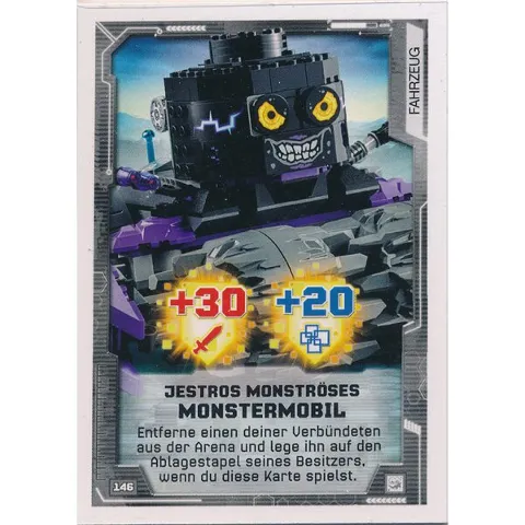 NEXO KNIGHTS Trading Card Game (German) Series 2 - # 146 Jestros Monströses Monstermobil
