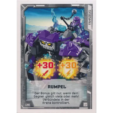 NEXO KNIGHTS Trading Card Game (German) Series 2 - # 149 Rumpel