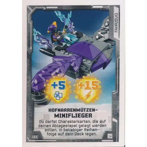 NEXO KNIGHTS Trading Card Game (German) Series 2 - # 151 Hofnarrenmützen-Miniflieger