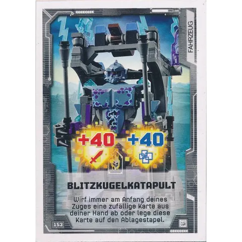 NEXO KNIGHTS Trading Card Game (German) Series 2 - # 153 Blitzkugelkatapult