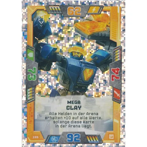 NEXO KNIGHTS Trading Card Game (German) Series 2 - # 155 Mega Clay