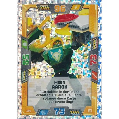 NEXO KNIGHTS Trading Card Game (German) Series 2 - # 156 Mega Aaron