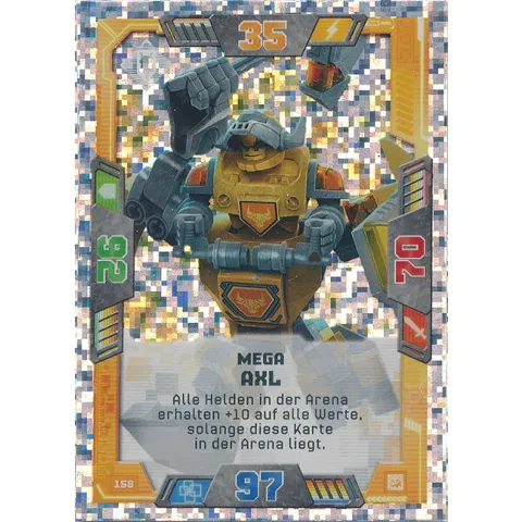 NEXO KNIGHTS Trading Card Game (German) Series 2 - # 158 Mega Axl