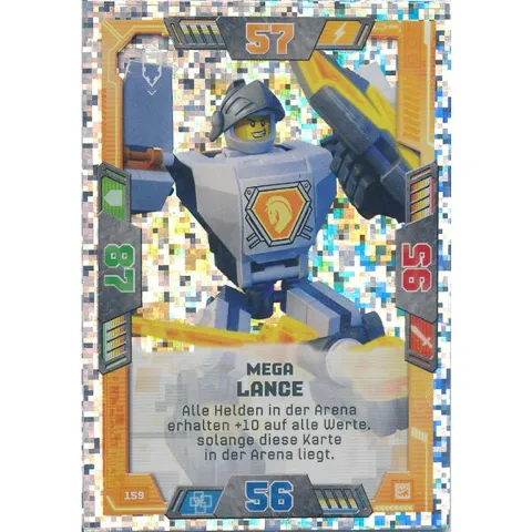 NEXO KNIGHTS Trading Card Game (German) Series 2 - # 159 Mega Lance