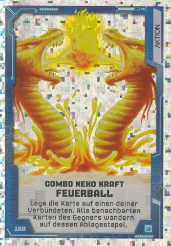 NEXO KNIGHTS Trading Card Game (German) Series 2 - #160 Combo Nexo Kraft Feuerball