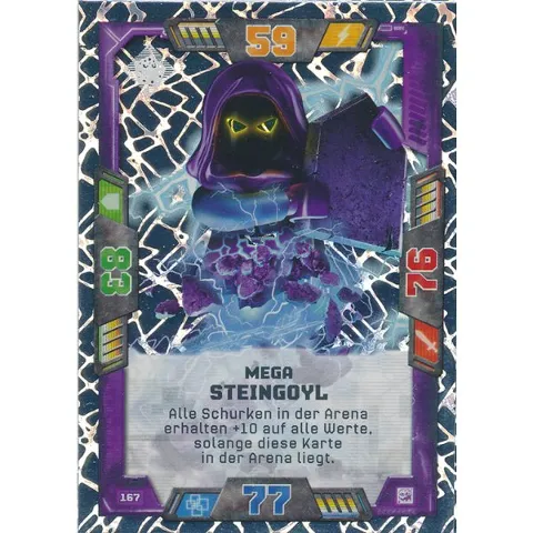 NEXO KNIGHTS Trading Card Game (German) Series 2 - # 167 Mega Steingoyl