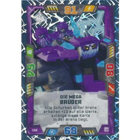 NEXO KNIGHTS Trading Card Game (German) Series 2 - # 168 Die Mega Brüder