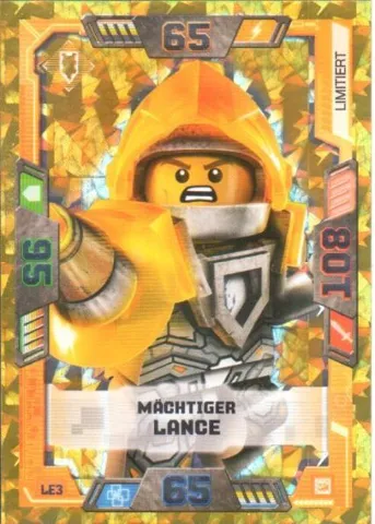 NEXO KNIGHTS Trading Card Game (German) Series 2 - # LE3 Mächtiger Lance