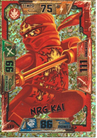 NINJAGO Trading Card Game (German) Series 1 - # LE1 NRG Kai Limited Edition