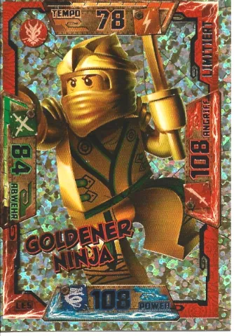 NINJAGO Trading Card Game (German) Series 1 - # LE5 Goldener Ninja Limited Edition