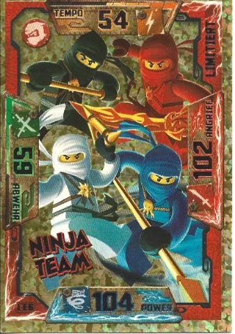 NINJAGO Trading Card Game (German) Series 1 - # LE6 Ninja Team Limited Edition