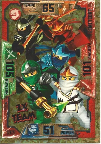 NINJAGO Trading Card Game (German) Series 1 - # LE7 ZX Team Limited Edition