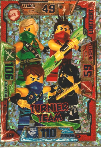 NINJAGO Trading Card Game (German) Series 1 - # LE9 Turnier Team Limited Edition