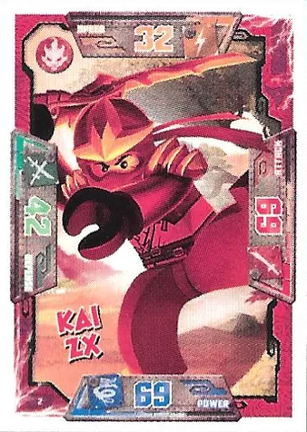 NINJAGO Trading Card Game (English) Series 1 - # 2 Kai ZX