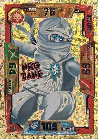 NINJAGO Trading Card Game (English) Series 1 - # LE2 NRG Zane Limited Edition