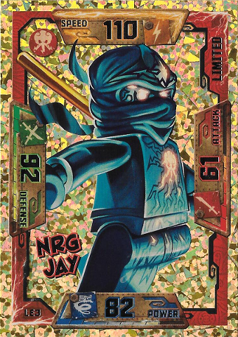 NINJAGO Trading Card Game (English) Series 1 - # LE3 NRG Jay Limited Edition