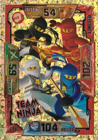 NINJAGO Trading Card Game (English) Series 1 - # LE6 Team Ninja Limited Edition