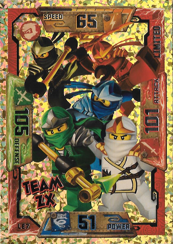 NINJAGO Trading Card Game (English) Series 1 - # LE7 Team ZX Limited Edition