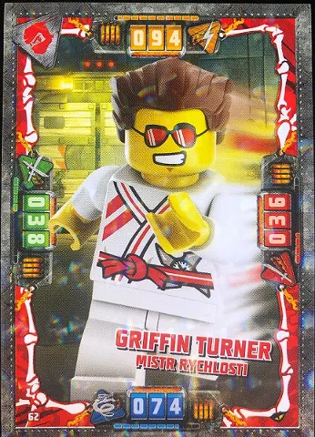 NINJAGO Trading Card Game (Czech) Series 2 - # 62 Griffin Turner mistr rychlosti