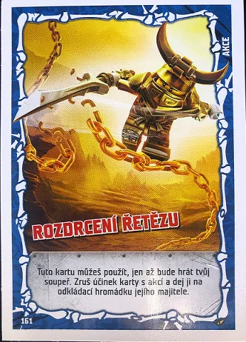 NINJAGO Trading Card Game (Czech) Series 2 - # 161 Rozdrcení řetězu