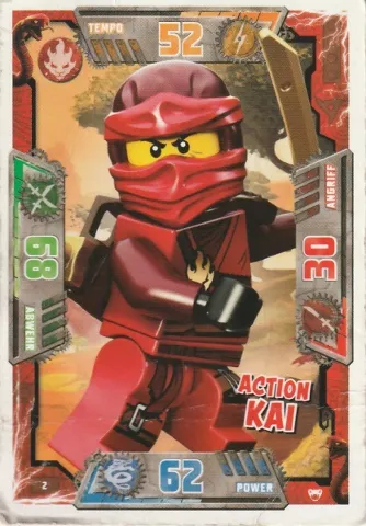 NINJAGO Trading Card Game (German) Series 2 - # 2 Action Kai
