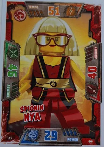NINJAGO Trading Card Game (German) Series 2 - # 21 Spionin Nya