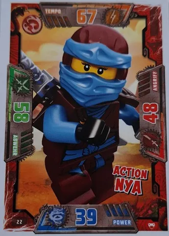 NINJAGO Trading Card Game (German) Series 2 - # 22 Action Nya