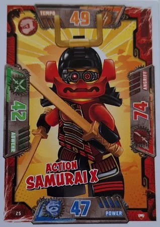 NINJAGO Trading Card Game (German) Series 2 - # 25 Action Samurai X
