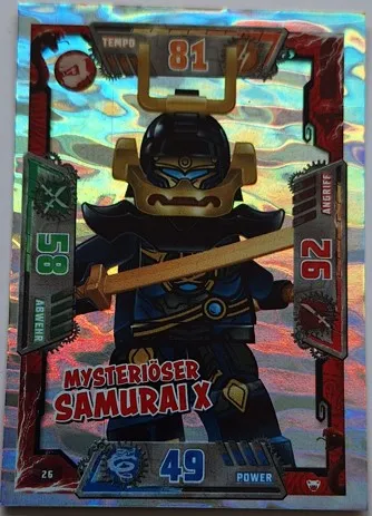 NINJAGO Trading Card Game (German) Series 2 - # 26 Mysteriöser Samurai X