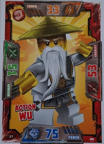 NINJAGO Trading Card Game (German) Series 2 - # 27 Action Wu