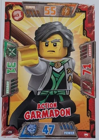 NINJAGO Trading Card Game (German) Series 2 - # 29 Action Garmadon