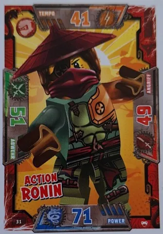 NINJAGO Trading Card Game (German) Series 2 - # 31 Action Ronin