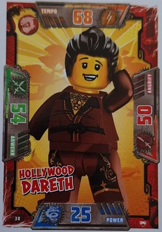 NINJAGO Trading Card Game (German) Series 2 - # 38 Hollywood Dareth
