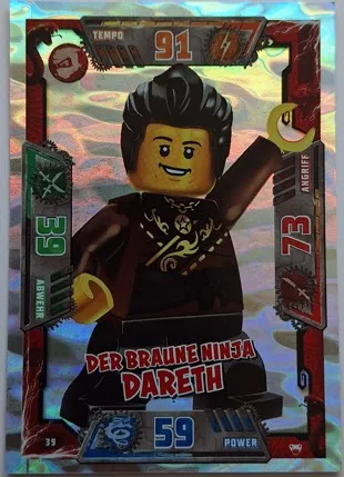 NINJAGO Trading Card Game (German) Series 2 - # 39 Der Braune Ninja Dareth