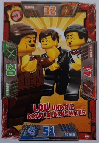 NINJAGO Trading Card Game (German) Series 2 - # 40 Lou und die Royal Blacksmiths