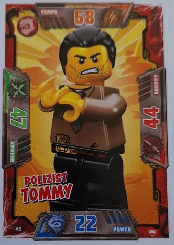 NINJAGO Trading Card Game (German) Series 2 - # 43 Polizist Tommy