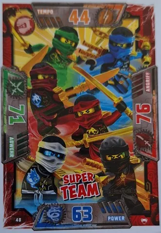 NINJAGO Trading Card Game (German) Series 2 - # 48 Super Team