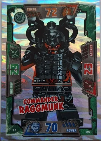 NINJAGO Trading Card Game (German) Series 2 - # 60 Commander Raggmunk