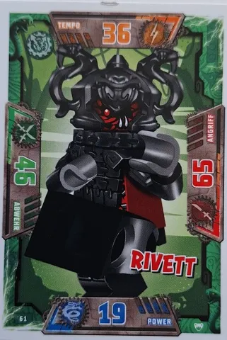 NINJAGO Trading Card Game (German) Series 2 - # 61 Rivett